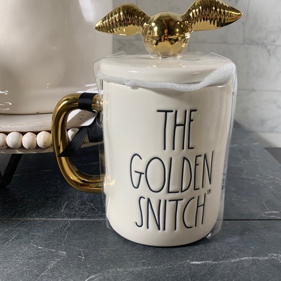 Rae Dunn Harry Potter canister with 1 mug set the golden snitch - Picture 7 of 7